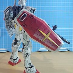 今回はガンプラです。ガンダムRX-78　F00/E　大阪万博バージョンですの画像