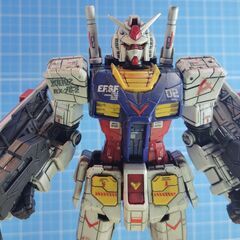 今回はガンプラです。ガンダムRX-78　F00/E　大阪万博バージョンですの画像