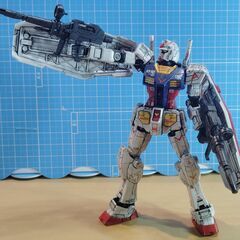 今回はガンプラです。ガンダムRX-78　F00/E　大阪万博バージョンですの画像