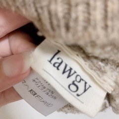 【まとめ買い歓迎】定価6357円 Lawgyヘリンボーンニットの画像