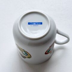 MAEBATA ❤️ China Seas チャイナシーズ 蓋付きマグ 未使用品 マグカップ 湯飲み 前畑 茶碗 中国趣味 シノワズリの画像