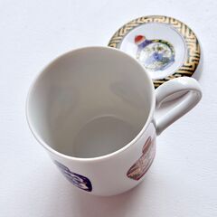 MAEBATA ❤️ China Seas チャイナシーズ 蓋付きマグ 未使用品 マグカップ 湯飲み 前畑 茶碗 中国趣味 シノワズリの画像