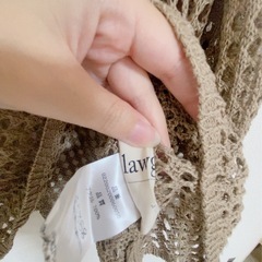 【まとめ買い歓迎】定価6380円 LawgyルーズメッシュニットFの画像