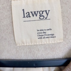 【まとめ買い歓迎】定価12320円  Lawgy パイピングロングコート Fの画像