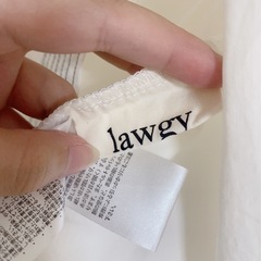 【まとめ買い歓迎】定価6600円 Lawgyカラーステッチシャツ Fの画像