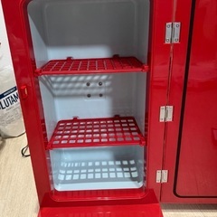 コカコーラ　レトロ冷蔵庫の画像