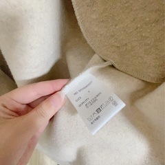 【まとめ買い歓迎】定価12320円 Lawgy ノーカラーロングコート Fの画像