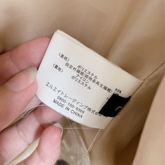 【まとめ買い歓迎】ベージュ コート Mの画像
