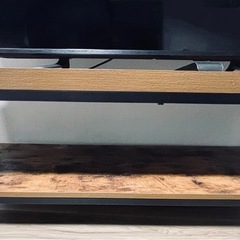 【無料】テレビ50V型＋テレビ台 
ローボードの画像