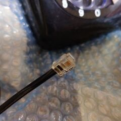 黒電話 動作確認済 日本電信電話公社 601-A 昭和 レトロ 光電話OKの画像