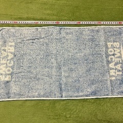 使用1回のみ フェイスタオル①84×34cm ポカリスエット 非売品ノベルティの画像