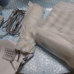 未使用 電話機 電源不要 シンプル プッシュホンの画像