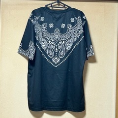 ペイズリー柄 Tシャツ XLの画像