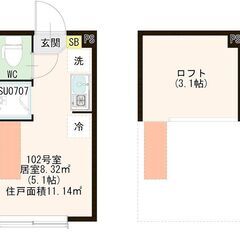 💕初期費用分割相談可★新築★東武東上線『上板橋』駅徒歩9分！ロフ...