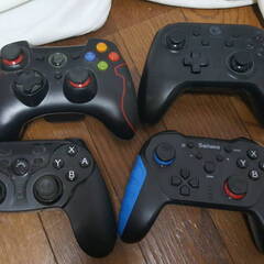 ファミリーコンピューター、ファミコン用コントローラーまとめて　Nintendo　Switch他　動作未確認　ジャンクにての画像