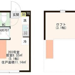 💕初期費用分割相談可★新築★東武東上線『上板橋』駅徒歩9分！ロフ...