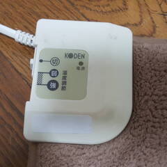 KODEN 広電 電気ミニマット ホットマット VWM454 ブラウン　動作確認済みの画像