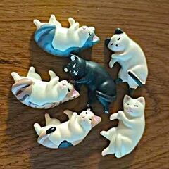ミニチュアねこ×６の画像