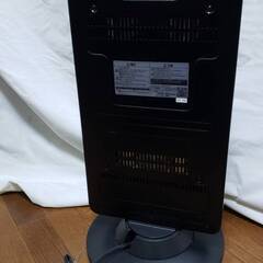 YAMAZEN 山善 カーボンヒーター DC-S097(B)　黒 ブラック 2023年製 首振り機能 電気ヒーター 動作確認済みの画像