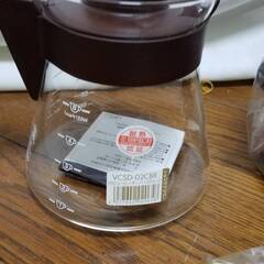 HARIO (ハリオ) V60コーヒーサーバー 02セット コーヒードリップ 1～4杯用 ブラウン VCSD-02CBR　未使用品の画像