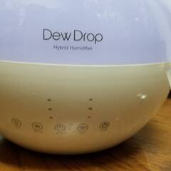 Three UP ハイブリッド加湿器 しずく型　Dew Drop　HFT-1718　2017年製　アロマディフューザー 通電確認のみの画像