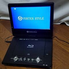 VERTEX STYLE PBD-V001 ブルーレイDVDプレーヤー 本体のみ(ACアダプターなし) 通電確認のみ DVD再生しないためジャンクにての画像