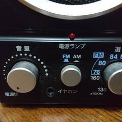 朝日電器 ELPA FM/AM 2バンドラジオ ER-SP39F 本体のみ　動作確認済みの画像