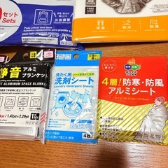非常用簡易トイレ ブランケット アルミ 静音 保温アルミポンチョ 洗剤シートの画像