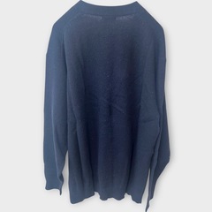 ✨希少✨ウール100% 90sOLD UNIQLO ネイビーVネックカーディガンの画像