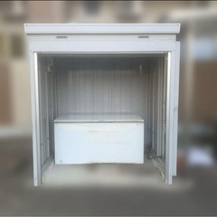 イナバ  物置  シャッター  鍵付きの画像