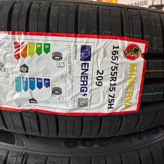 工賃込4本セット165/55R15の画像