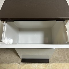 ゴミ箱　薄型ワイドタイプ　2段の画像