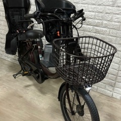🌸美品🌸室内保管🌸ヤマハ 電動自転車 パスバビー子供乗せ  🌈新基準🌈k706の画像