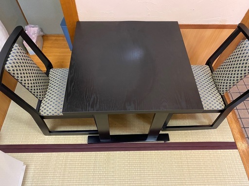 2人掛け座敷用テーブルセット