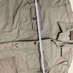 古着　ジャケット　ワークジャケット カバーオール ベージュの画像