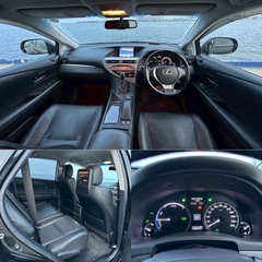 レクサス ＲＸ ＲＸ４５０ｈ　バージョンＬ　／クルーズコントロール／パワーバックドア／フルセグナビ／Ｂｌｕｅｔｏｏｔｈ／リヤシートエンターテインメントシステム／バックカメラ／ブラックレザー／シートヒーターの画像