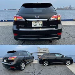 レクサス ＲＸ ＲＸ４５０ｈ　バージョンＬ　／クルーズコントロール／パワーバックドア／フルセグナビ／Ｂｌｕｅｔｏｏｔｈ／リヤシートエンターテインメントシステム／バックカメラ／ブラックレザー／シートヒーターの画像