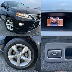 レクサス ＲＸ ＲＸ４５０ｈ　バージョンＬ　／クルーズコントロール／パワーバックドア／フルセグナビ／Ｂｌｕｅｔｏｏｔｈ／リヤシートエンターテインメントシステム／バックカメラ／ブラックレザー／シートヒーターの画像