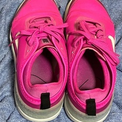 NIKEのロゴ入りスニーカー(レディース)の画像