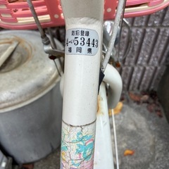 小学生女子用　じて自転車の画像