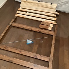 シングルベットフレーム（ニトリ製）の画像