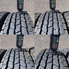 バリ山❗️ヨコハマスタッドレス 145/80R12  IG91の画像