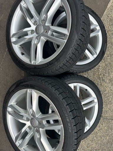 アウディA4 Sライン純正×ナンカンスタッドレス18インチ
4本セット！