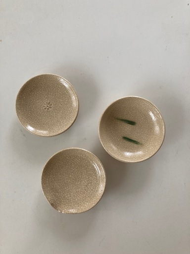 未使用　瀬戸焼き　作家豆皿