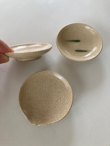 未使用　瀬戸焼き　作家豆皿　