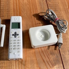 シャープ製　コードレス固定電話機
の画像
