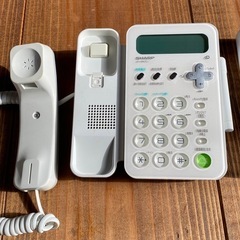 シャープ製　コードレス固定電話機
の画像