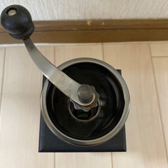 中古　手動式 コーヒーミル　木製　アンティーク　昭和レトロ　レトロの画像
