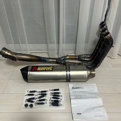 レース菅　BMW S1000RR 10-14 エボリューションライン AKRAPOVIC アクラポビッチ チタン フルエキゾースト の画像