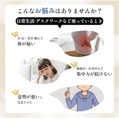 【新品】サポートチェアー 姿勢サポート ポスチェアー 軽量 color:ブラックの画像